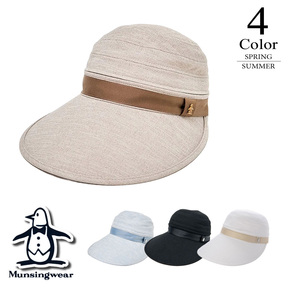 2WAYジョッキーキャップ〔UVケア〕 【FREE(55-59cm)：レディース】マンシングウェア マンシング マンシングウエア Munsingwear ゴルフ 帽子 レディース【2025春夏新作モデル】【期間限定クーポン配布中】公式商品 mg5scp00l