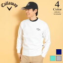 【セール/30%OFF】キャロウェイ ゴルフウェア クルーネックニット〔変形編地〕 c25118100 【L寸:メンズ】 ゴルフ キャロウエイ ゴルフウエア セ...