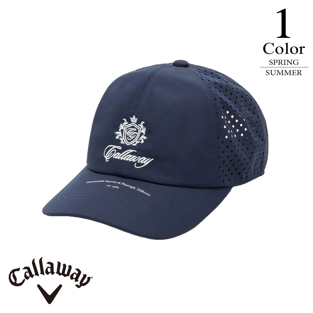 【セール】キャロウェイ ゴルフ パンチングキャップ c25191202 【FREE：レディース】Callaway 帽子 レ..