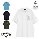 キャロウェイ ゴルフウェア ハイゲージカノコモックネックシャツ c25234100 【M/L/LL寸:メンズ】Callaway キャロウエイ ゴルフウエア シャツ メンズ【2025秋冬】【期間限定クーポン】【メール便】