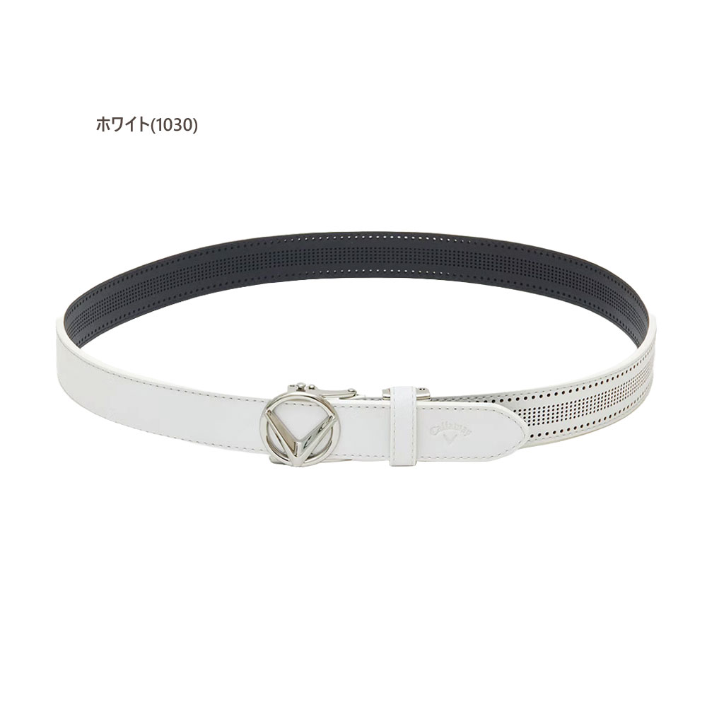 【P5倍】キャロウェイ ゴルフ 年間定番セレーションベルト c25992200 【FREE(全長100cm)：レディース】Callaway キャロウエイ ベルト レディース【2025新作】【期間限定クーポン】