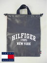 【セール】トミーヒルフィガー ゴルフ フレップ巾着 ネイビー(30) thmg2fbh 【33×42cm:ユニセックス】TOMMY HILFIGER ゴルフ バ...