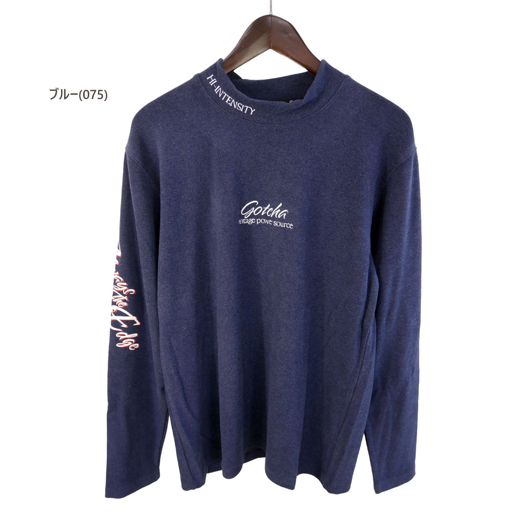 【P5倍】ガッチャゴルフ ゴルフウェア ハイネック杢アンダー 253gg1101 【M/L/XL寸：メンズ】GOTCHA GOLF ゴルフウエア シャツ メンズ【2025秋冬】【期間限定クーポン】【メール便】
