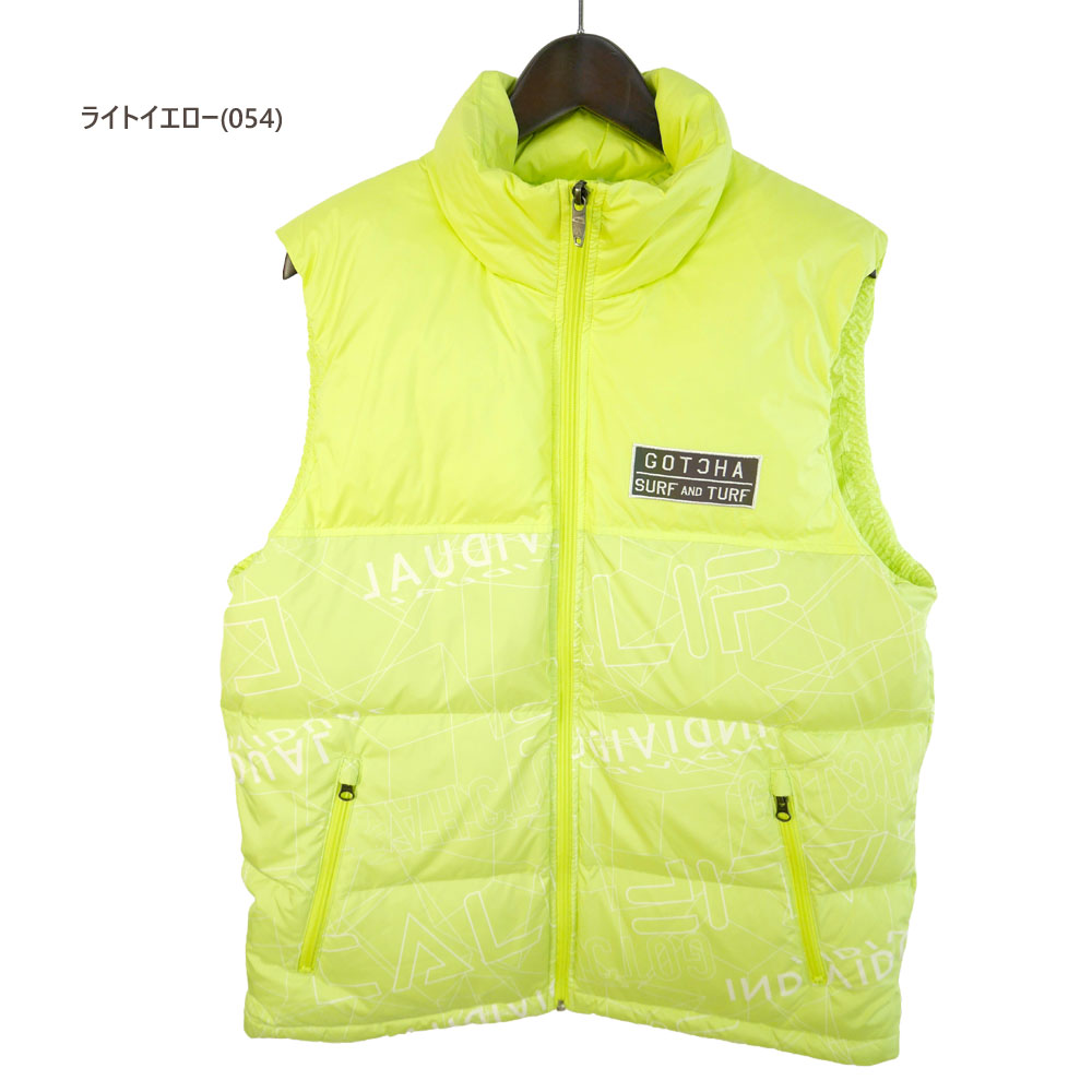 【P5倍】ガッチャゴルフ ゴルフウェア 撥水ディメンションダウンベスト 253gg1601 【L寸：メンズ】GOTCHA GOLF ゴルフウエア ベスト メンズ【2025秋冬】【期間限定クーポン】