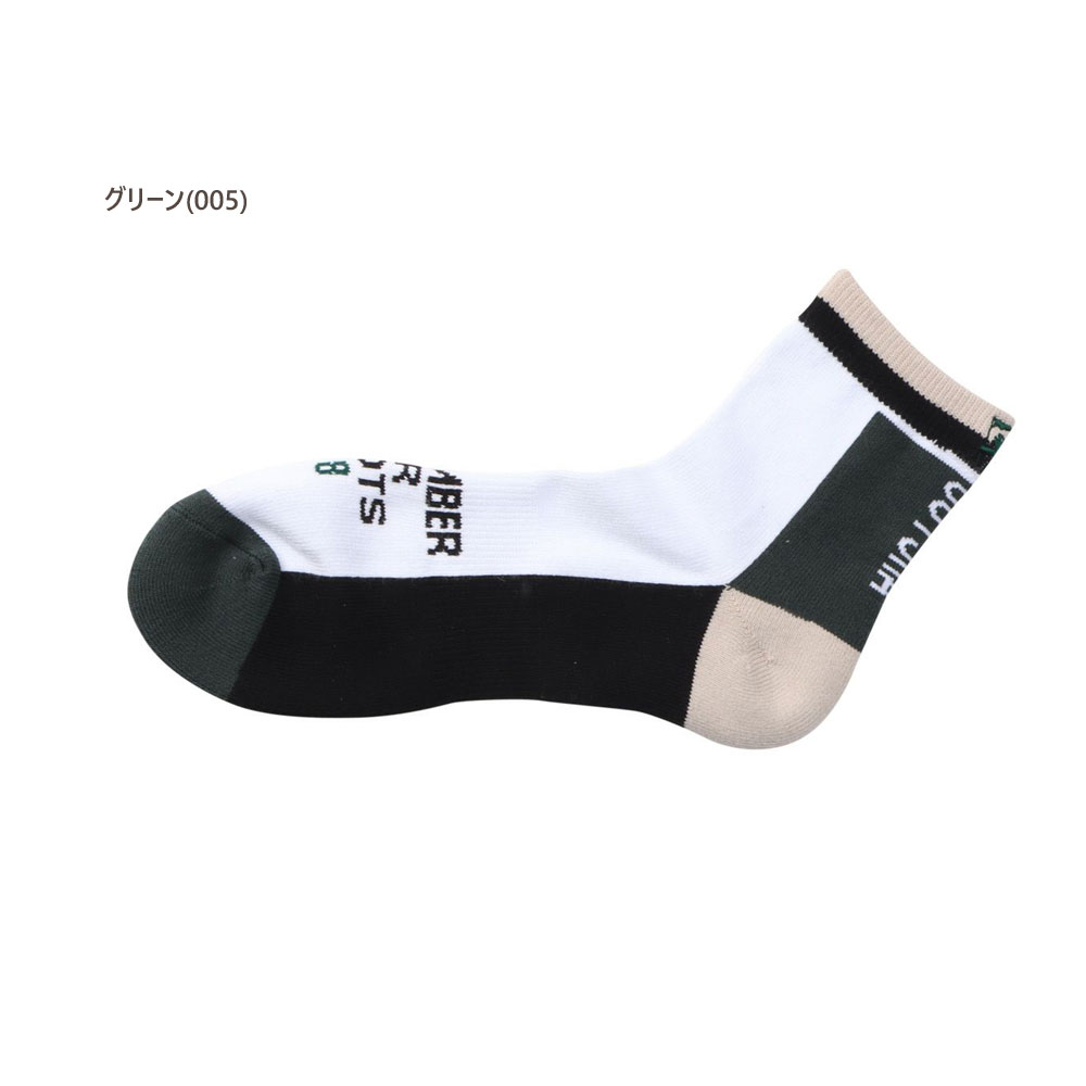 ガッチャゴルフ ゴルフ ミドル丈カラー切り替えソックス 253gg8800 【M(25-27cm)：...