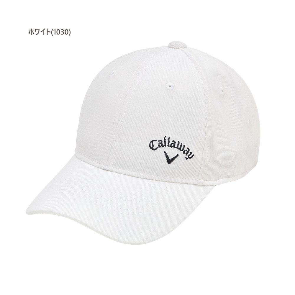 キャロウェイ ゴルフ ツイル＆コーデュロイキャップ c25291108 【FREE：メンズ】Callaway キャロウエイ 帽子 メンズ【2025秋冬】【期間限定クーポン】