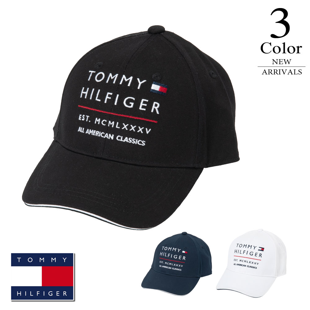 Rakuten - 【P2倍】トミーヒルフィガー ゴルフ キャップ〔ツイル〕 thmb6s03 【FREE（55〜59cm）：ユニセックス】TOMMY HILFIGER 帽子 レディース メンズ【2026新作】