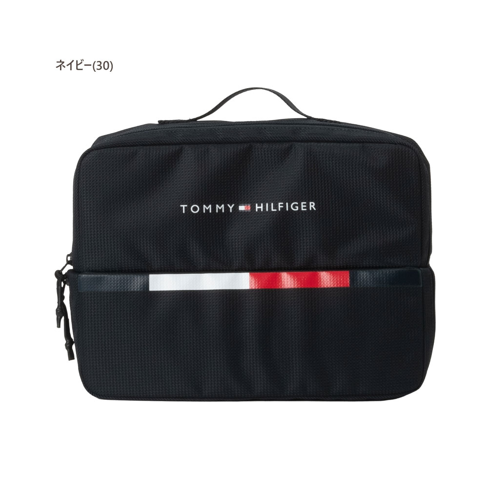 【P2倍】トミーヒルフィガー ゴルフ シューズケース〔シグネチャー〕 thmg6seb 【W33×D11×H24cm：ユニセックス】TOMMY HILFIGER シューズバッグ レディース メンズ【2026新作】【メール便】