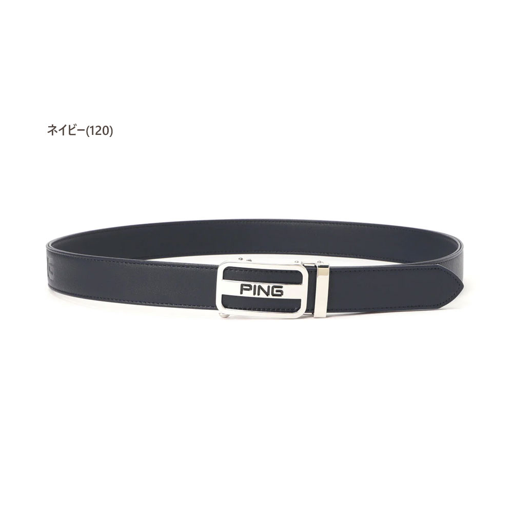 【P2倍】ピンゴルフ ゴルフ PINGロゴスライドバックルエンボスベルト 6216182103 【FR(全長119cm)：メンズ】 PING ピンゴルフ ベルト メンズ【2026新作】【期間限定クーポン】