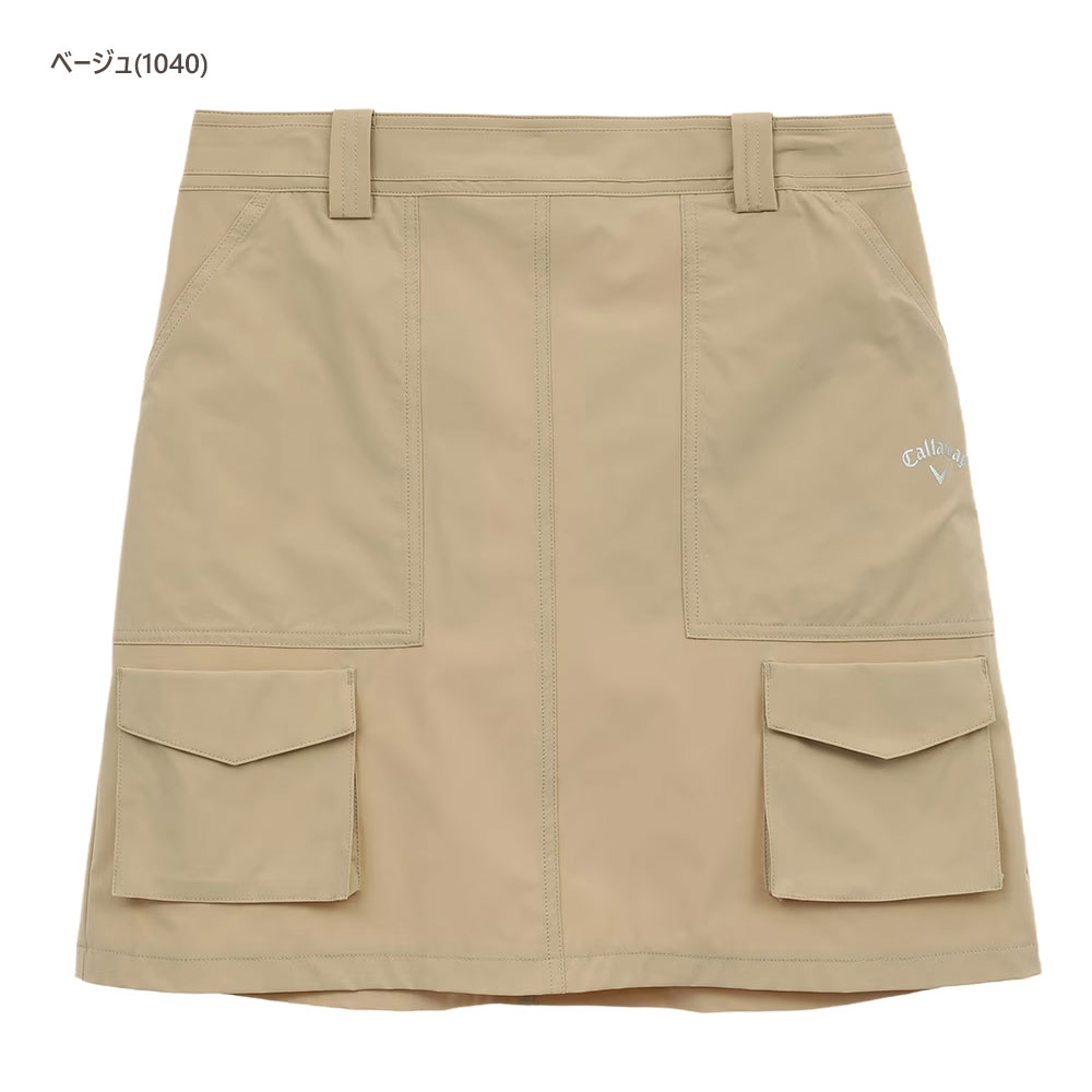 【セール/40％OFF】キャロウェイ ゴルフウェア 8WAYストレッチカーゴスカート c25128203 【M/L寸：レディース】Callaway キャロウエイ ゴルフウエア スカート レディース【春夏】【メール便】