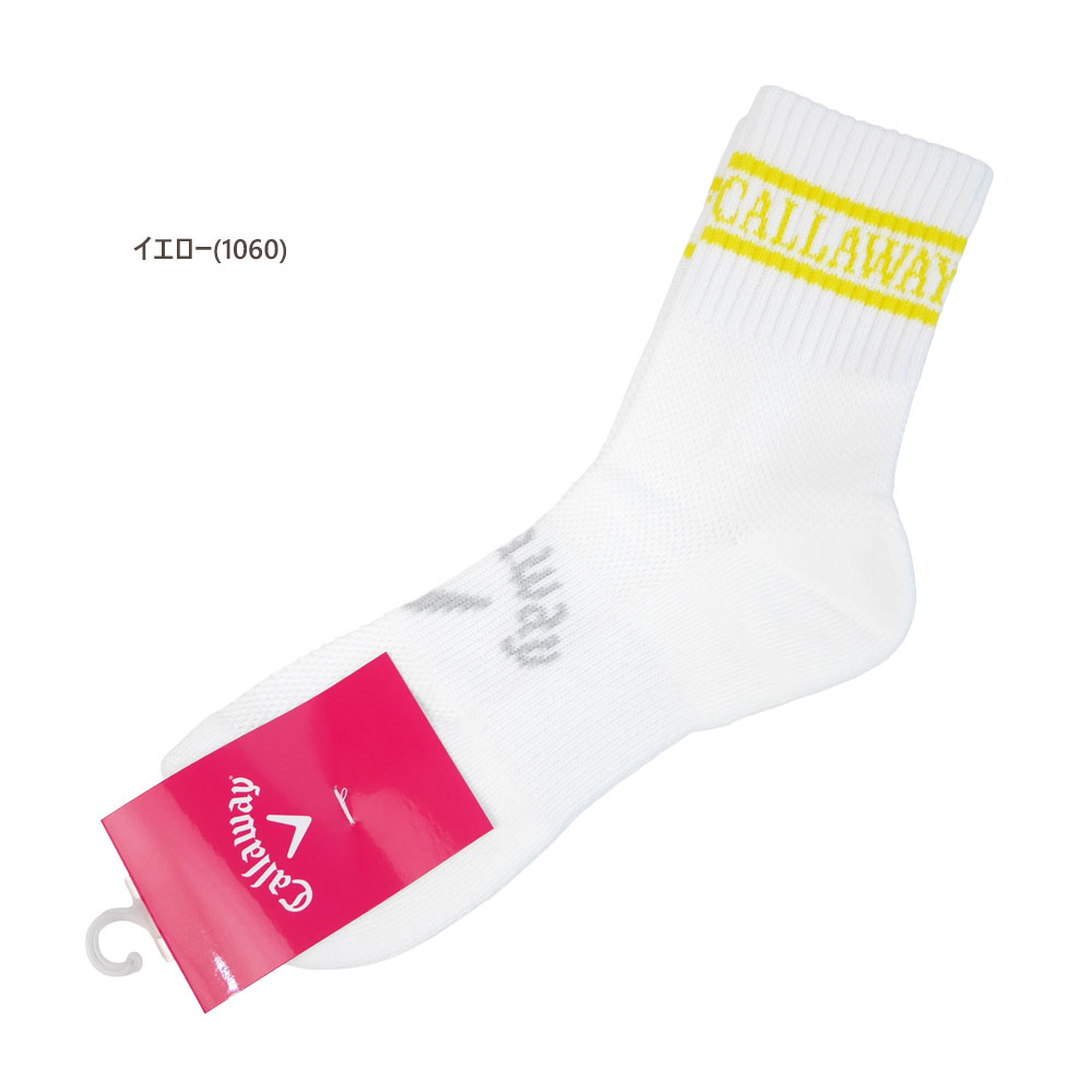 キャロウェイ ゴルフ メッシュショートソックス c26193208 【FR：レディース】Callaway キャロウエイ 靴下 レディース【2026春夏】【メール便】