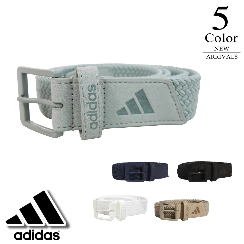 ADIDAS - アディダス ゴルフ ブレードストレッチベルト do846【L/XL(帯の長さ119cm/幅3.4cm)：メンズ】adidas ゴルフ ベルト メンズ【2026新作】【期間限定クーポン】