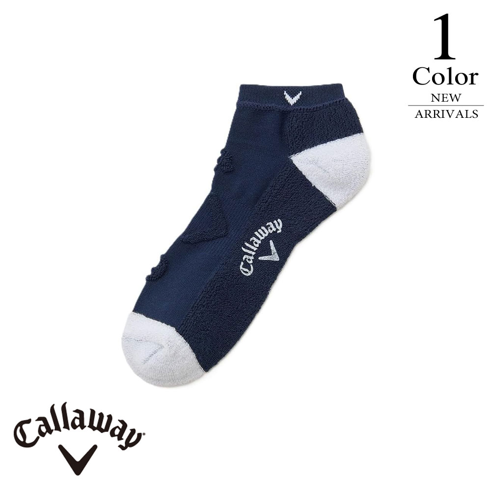CALLAWAY - 【セール/30％OFF】キャロウェイ ゴルフ アンクルパイルソックス c25293100 【FR：メンズ】Callaway キャロウエイ 靴下 メンズ【新品】【メール便】