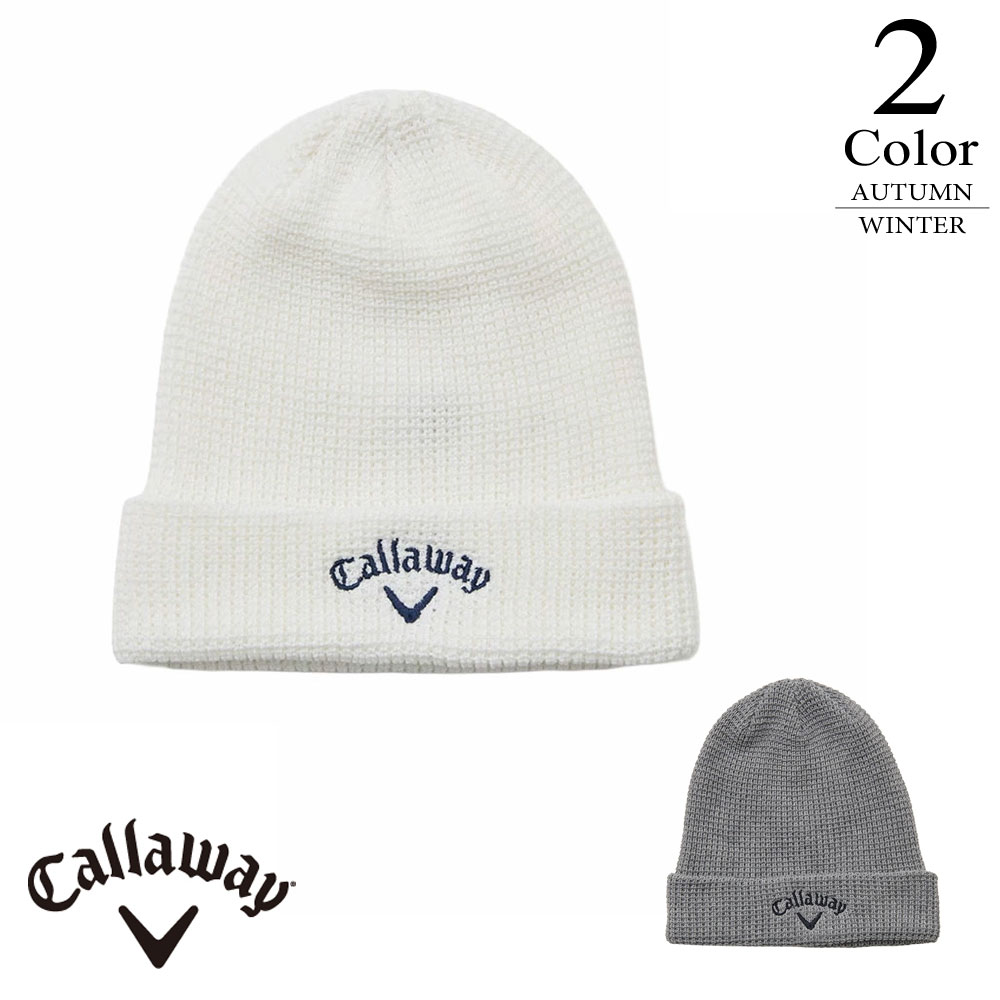 【セール/30％OFF】キャロウェイ ゴルフ 2WAYビーニー c25291122 【FR：メンズ】Callaway キャロウエイ 帽子 メンズ【秋冬】【メール便】