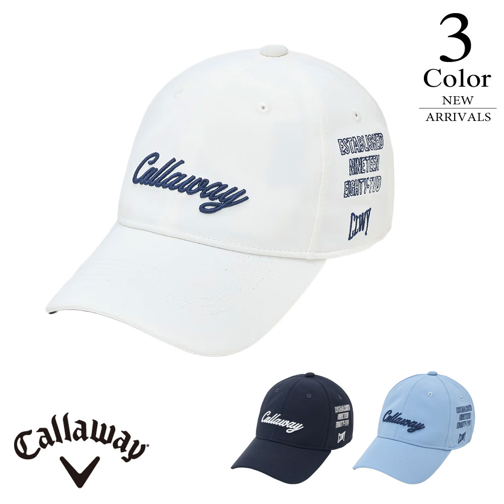 キャロウェイ ゴルフ マルチ刺繍ツイルキャップ c26291107 【FR：メンズ】Callaway...