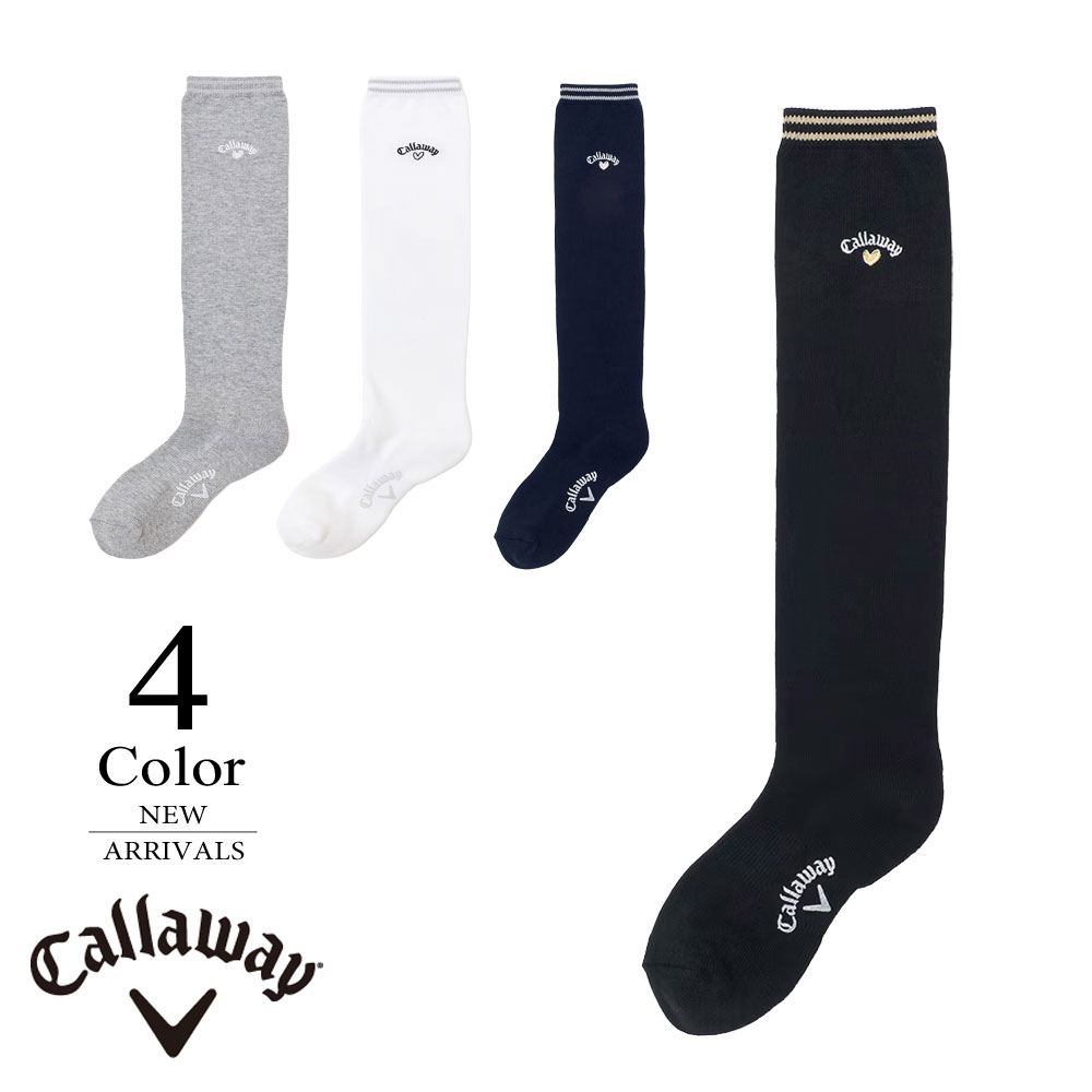 キャロウェイ ゴルフ ラブキャロウェイハイソックス c26293206 【FR：レディース】Callaway キャロウエイ ゴルフ 靴下 レディース【2026秋冬】【メール便】