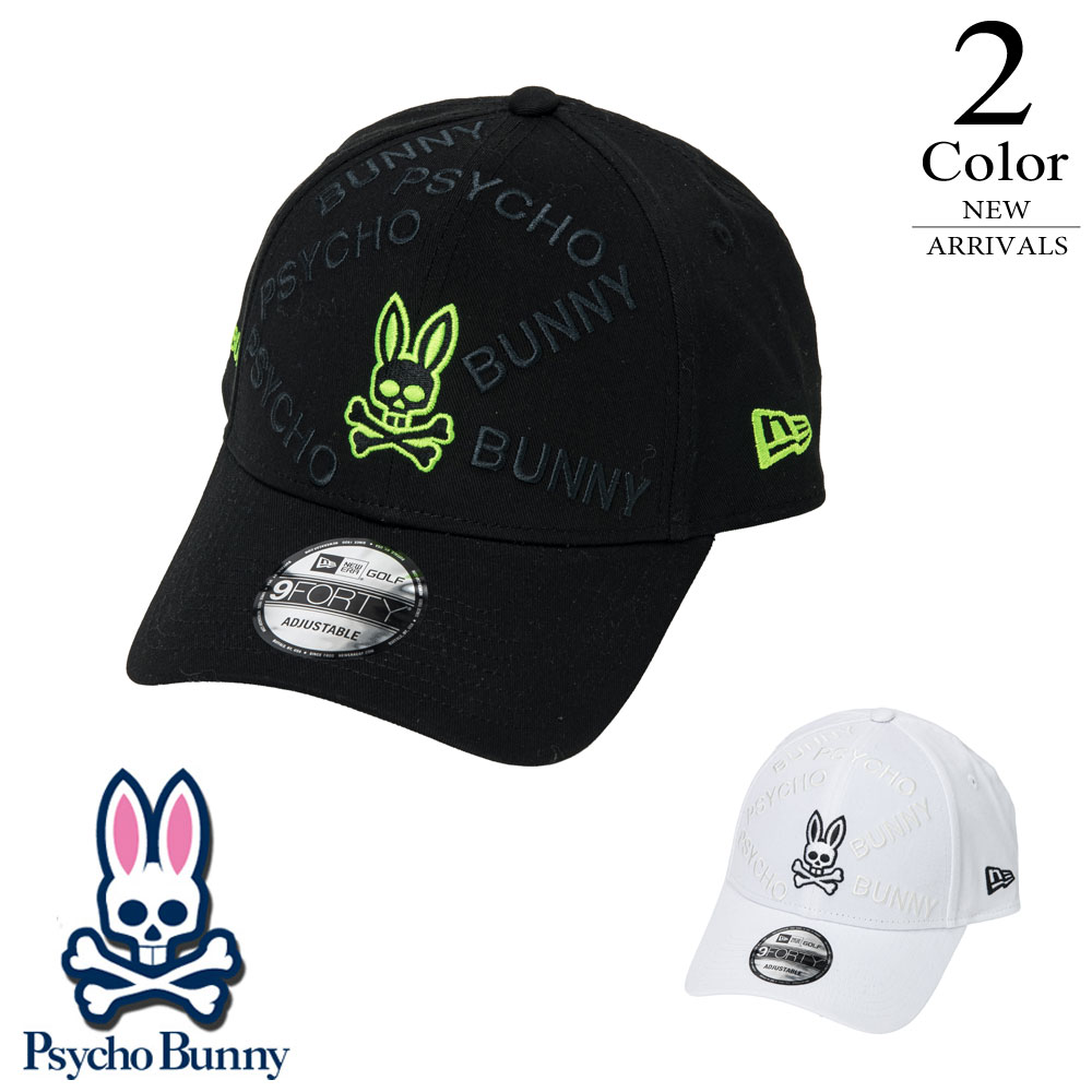 【P3倍】サイコバニー ゴルフ キャップ pbmg652f 【FREE(約56.8〜60.6cm)：ユニセックス】 Psycho Bunny GOLF 帽子 メンズ レディース【2026新作】