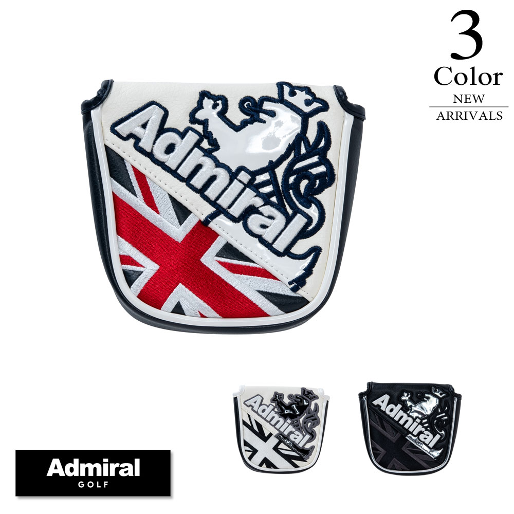 【P3倍】アドミラル ゴルフ パターカバー マレット スポーツモデル admg2ah5 【マレット型：ユニセックス】Admiral GOLF ヘッドカバー メンズ レディース【新作】【メール便】【メーカー取寄せ】