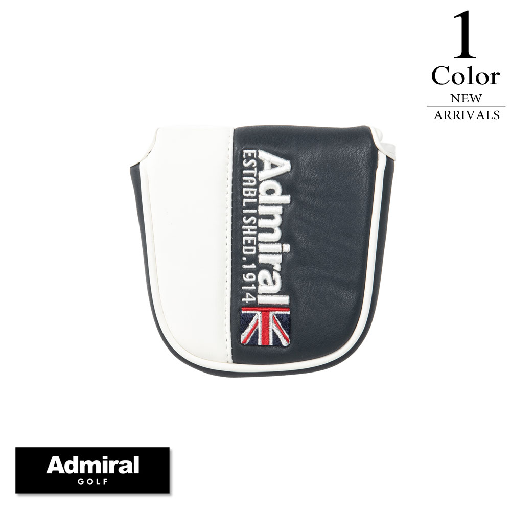 【P3倍】アドミラル ゴルフ パターカバー マレット admg3bh4 【W14×D3.5×H13cm：ユニセックス】Admiral GOLF ヘッドカバー メンズ レディース【新作】【メール便】【メーカー取寄せ】