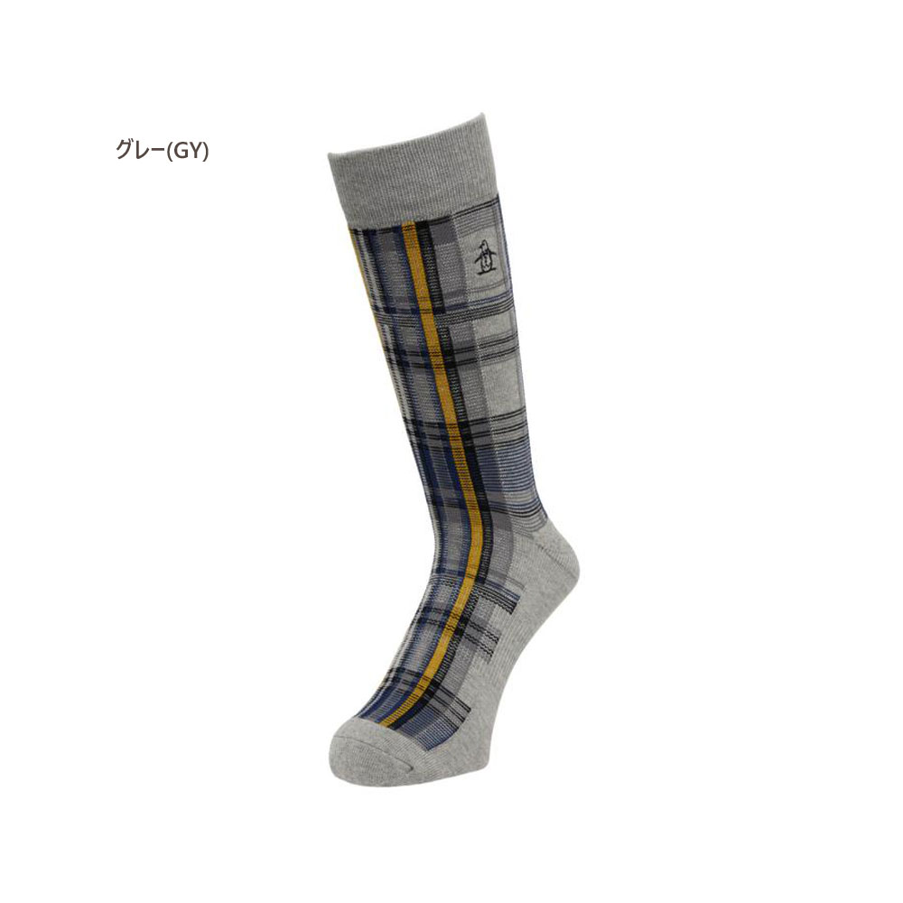 【セール/30％OFF】マンシングウェア ゴルフ クルー丈チェック柄ソックス mg5fso06...