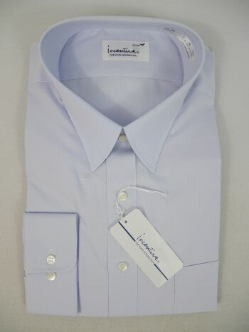 【期間限定クーポン配布中】【メール便・ゆうパケット】▼長袖シャツ〔ベーシック〕ブルー(11) 【43-84:メンズ】incenTive シャツ メンズ【訳あり】...