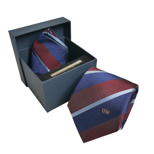 Daniel Wellington(ダニエルウェリントン) 3点セット ネクタイ タイバー チーフ Daniel Wellington(ダニエルウェリントン) 3点セット ネクタイ タイバー チーフ