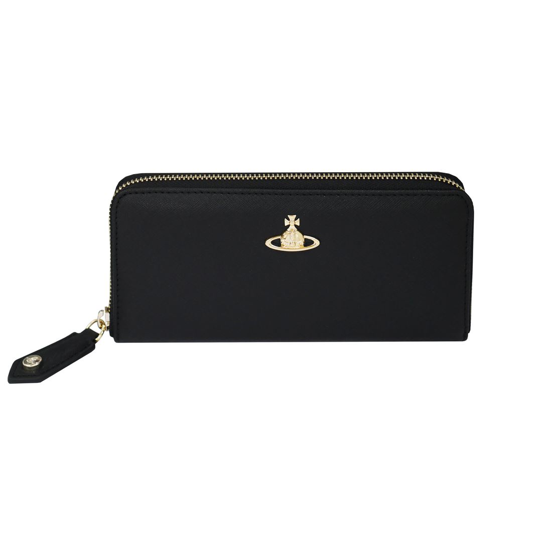 ヴィヴィアンウエストウッドSAFFIANO 51050023-L001N ラウンドファスナー長財布 20223 N403 BLACK No.16 人気 高級 ブランド 女性用 レディース おしゃれ 成人式 就職祝い 母の日 ホワイトデー クリスマス