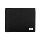 dunhill ダンヒル Avorities Leather 二つ折り財布(小銭入れ有) DU19F2932AV001R-BLACK ギフト プレゼント 成人式 お祝い バレンタイン 父の日 クリスマス
