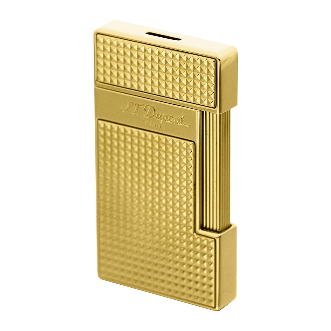 S.T.Dupont エス・テー・デュポン 国内正規品 ライター 28009 SLIMMY スリミー　ダイヤモンドヘッド/ゴールデン　トーチフレーム [ギフト プレゼント 成人式 お祝い]【バレンタイン】【ホワイトデー クリスマス】