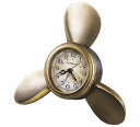 HOWARD MILLER ハワードミラー(アメリカ) Alarm Clock 壁掛け置き兼用目覚し時計 645-525 Propeller Alarm ゴールド系 輸入時計 アナログ [ 御祝 御祝い お祝い 記念品 新築祝い 熨斗 ]【クリスマス】