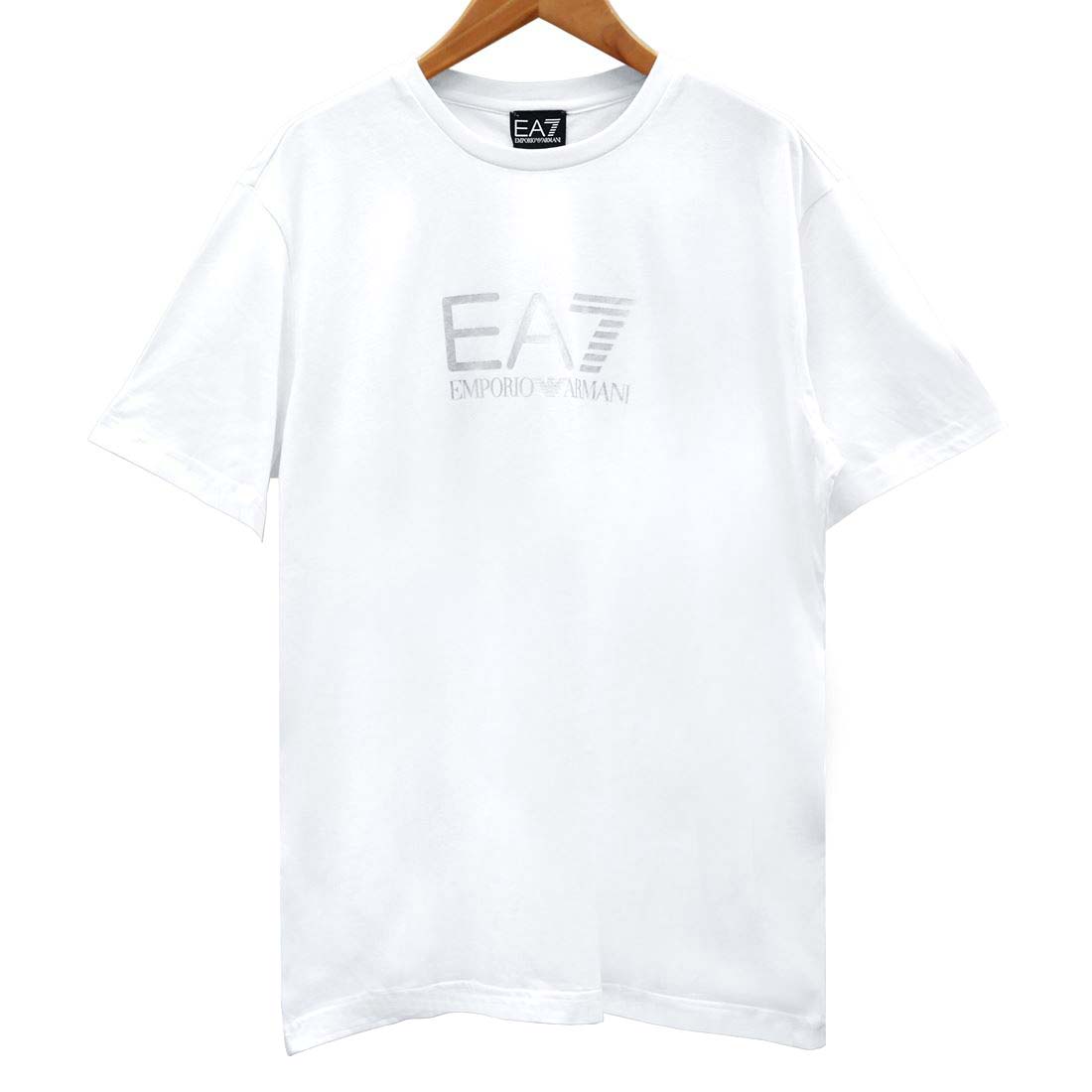 EA7 EMPORIO ARMANI エンポリオアルマーニ 半袖Tシャツ 3LPT39/PJ02Z 1100 WHITE ホワイト スポーツライン エアセッテ メンズ 男性用 高級 人気 ブランド おしゃれ おすすめ シンプル