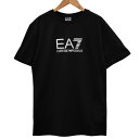EA7 EMPORIO ARMANI エンポリオアルマーニ 半袖Tシャツ 3LPT39/PJ02Z 1200 BLACK ブラック スポーツライン エアセッテ メンズ 男性用 高級 人気 ブランド おしゃれ おすすめ シンプル