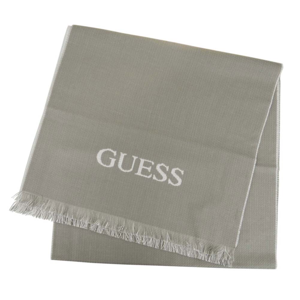 訳あり アウトレット品 GUESS ゲス マフラー 2019AW AJ3A8865DS-GY グレー メンズ レディース 男性用 女性用