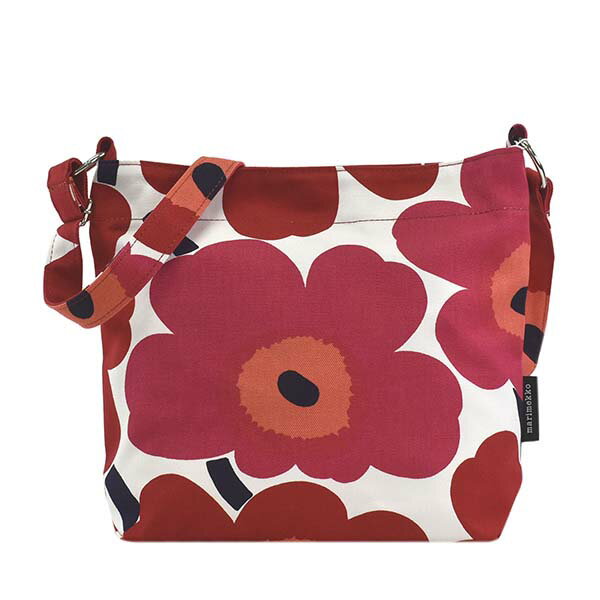 マリメッコ 048296 VENNI 斜め掛けショルダーバッグ RED 001 レッド UNIKKO ウニッコ marimekko レディース 女性用 人気 ブランド おしゃれ おすすめ