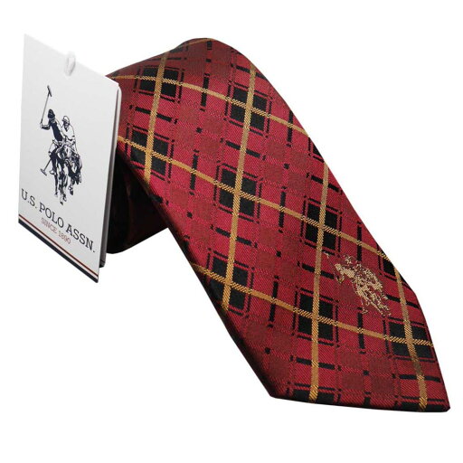 U.S. POLO ASSN.(ユーエス ポロ アッスン) ネクタイ(先幅:約8cm) 2021AW USPA-69 WINE/BEIGE 143341 ワインレッド/ベージュチェック柄 U.S. POLO ASSN.(ユーエス ポロ アッスン) ネクタイ(先幅:約8cm) 2021AW USPA-69 WINE/BEIGE 143341 ワインレッド/ベージュチェック柄