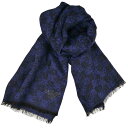 エンポリオ アルマーニ 22AW 625247 2F322 00033 スカーフ マフラー ROYAL BLUE EMPORIO ARMANI ブルー系 人気 ...
