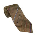 PAUL SMITH ポールスミス ネクタイ FW22 M1A-0TIE-J41189-68 BROWN ブラウン系 ストライプ ポール・スミス 人気 高級 ブランド 男性用 メンズ おしゃれ 成人式 就職祝い 父の日 バレンタイン クリスマス