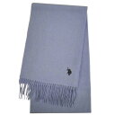 U.S. POLO ASSN.(ユーエス ポロ アッスン) マフラー USPA-2009 143633 BLUE ブルー 無地 プレゼント ギフト 就職祝い 入...