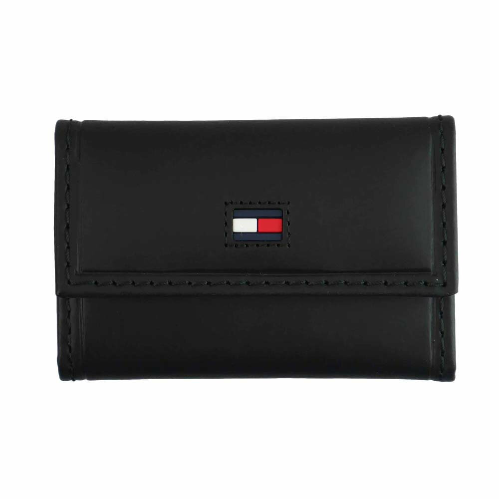 トミーヒルフィガー 6連キーケース メンズ レザー ブラック 31TL17X012BLACK Highland 黒 男性用 TOMMY HILFIGER トミー・ヒルフィガー 人気 ブランド おしゃれ おすすめ [贈り物 就職祝い 父の日 敬老の日 バレンタインデー クリスマス]