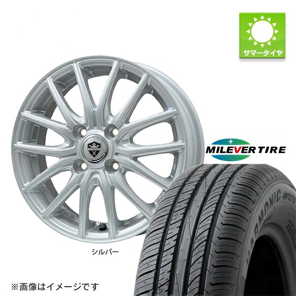 155/65R14 サマータイヤ ホイールセット ミレバー MILEVER ハーモニック MP270 155/65-14 BRANDLE L93 14×4.5J 45 4/100 デイズ ルークス モコ N-BOX Nワゴン N-ONE ekワゴン デリカミニ ラパン スペーシア パレット ワゴンR アルト タント ミラ ムーヴ 軽自動車用