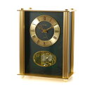 訳あり アウトレット品 CITIZEN シチズン 高級置き時計 4SG636-97-005 曇り有り ゴールド グリーン アナログ 置時計 金色 緑色 リズム時計工業