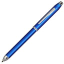 CROSS クロス テックスリー NAT0090-8ST メタリックブルー (油性 ボールペン黒+赤+シャープペンシル0.5mm) TECH3 複合筆記具 マル...