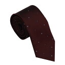DUNHILL ダンヒルネクタイ ダークレッド DU20RPTW1XM601R 約8cm 贈り物 クリスマス 成人式 就職祝い 入学祝い 卒業祝い 昇進祝い バ...