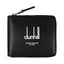 dunhill ダンヒル LEGACY ラウンドファスナー 二つ折り財布 小銭入れ有り 22R2355DP ブラック 人気 高級 ブランド 男性用 メンズ おしゃれ 成人式 就職祝い 父の日 バレンタイン クリスマス