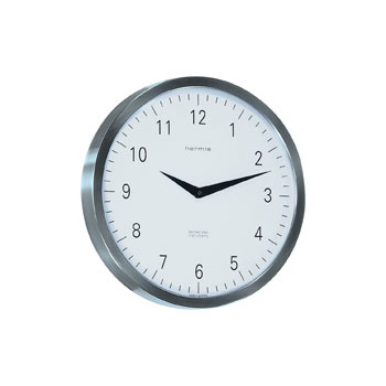 Hermle ヘルムレ 高級インテリアクロック Wall Clock 壁掛け時計 ステンレス・スティール銀色シルバー 30466-002100 送料無料 成人式 お祝い 父の日 クリスマス