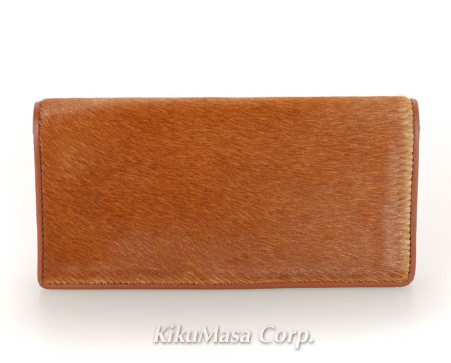 馬毛革 牛革 長財布 馬毛 束入 umg-100
