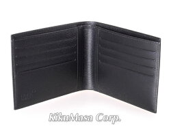 MONTBLANC(モンブラン)二つ折り財布8372ブラック黒ウォレットカーフレザー