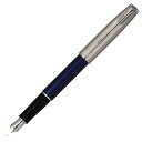 PARKER パーカー ソネット ブルー&サンドブラスト CT 万年筆 ペン先 F（細字） 2146771Z 国内正規品 ブランド筆記具 文房具 誕生日プレゼント クリスマス 父の日 母の日 就職祝い 入学祝い 卒業祝い 退職祝い