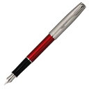 PARKER パーカー ソネット レッド＆サンドブラスト CT 万年筆 ペン先 F（細字） 2146852Z 国内正規品 ブランド筆記具 文房具 誕生日プレゼント クリスマス 父の日 母の日 就職祝い 入学祝い 卒業祝い 退職祝い 1