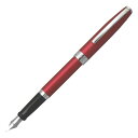 SHEAFFER シェーファー サガリス メタリックレッド 万年筆 ペン先 M(中字) sag9479pnm 赤系 筆記具 海外メーカー